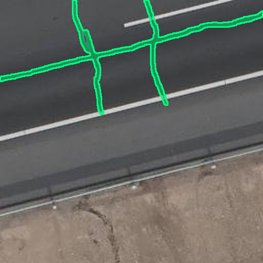 Infrastructure Monitoring semantic segmentation result